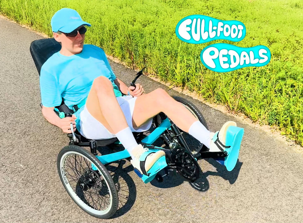 foot pedals for wheelchair Full-Foot Pedals – Custom-Fit, Foot-Shaped, 2-Sided Bicycle Pedals. – Bike Different
